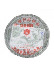 Арт. 52208 Шен Пуэр "Феникс" (Блин) Фабрика Фэн Цин 2006 г. 357 гр.